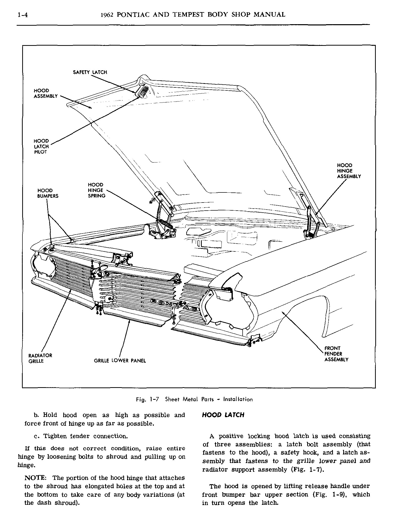 1962 Pontiac Shop Manual- General Information Page 7 of 11